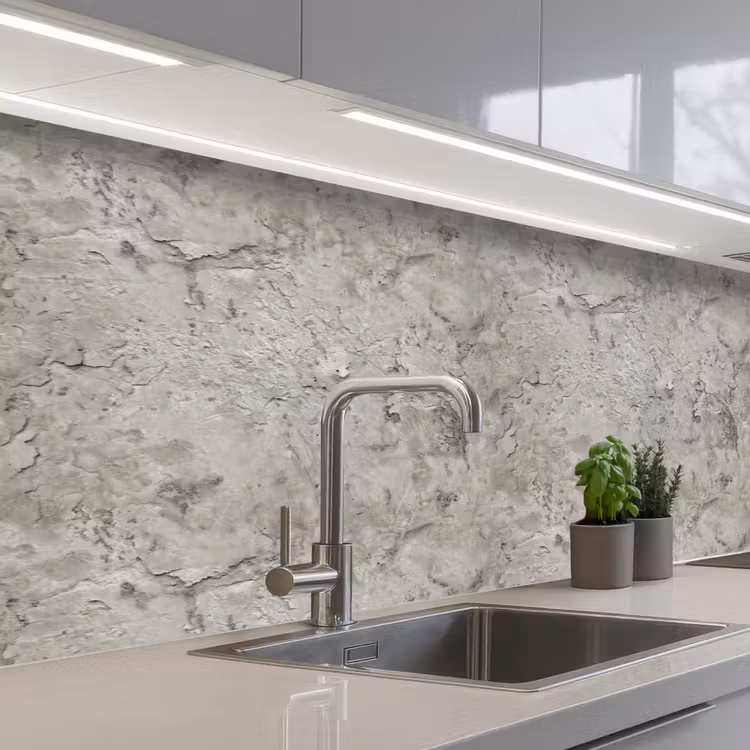 Kitchen splashback - Concrete - Gray - Wall — 2