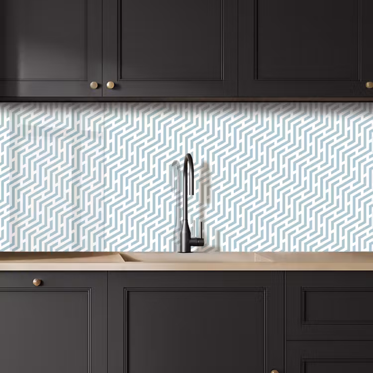 Kitchen splashback - Design - Geometry - Pattern - Green — 6