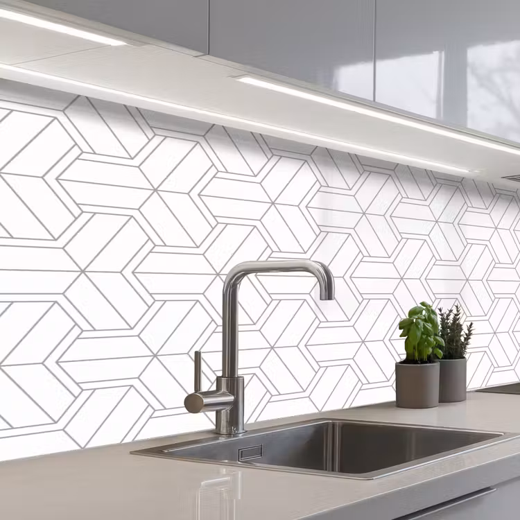 Kitchen splashback - Design - Geometry - Pattern - Line — 2