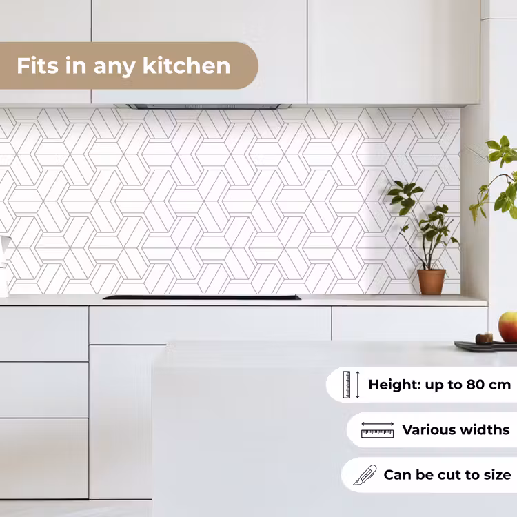 Kitchen splashback - Design - Geometry - Pattern - Line — 7