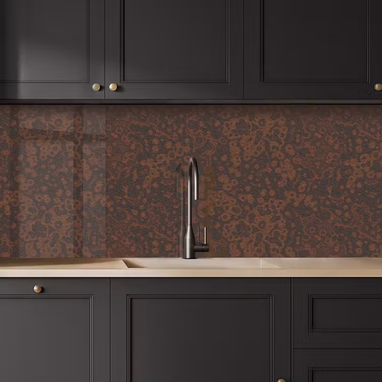 Kitchen splashback - Dark - Brown - Rust — 6
