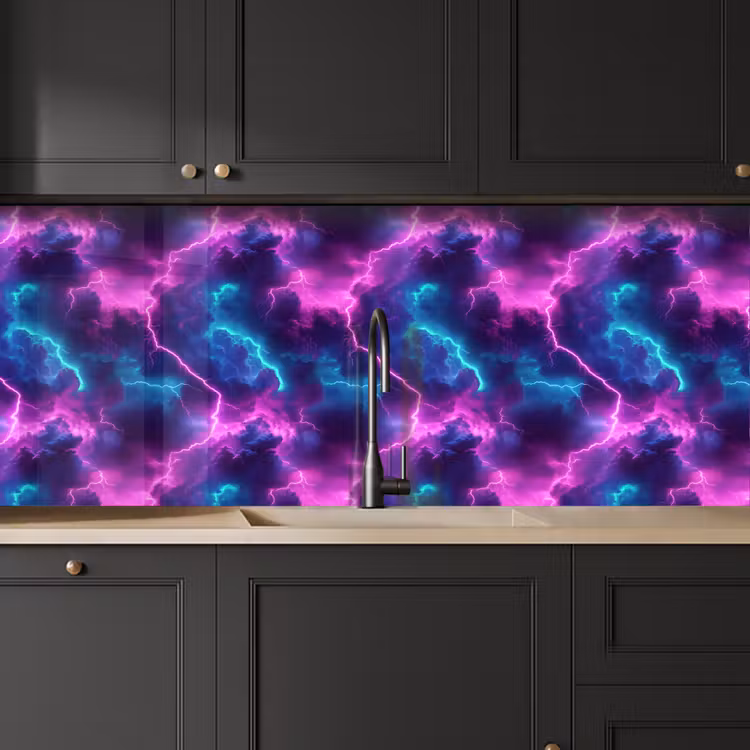 Kitchen splashback - Electric - Neon - Air — 6