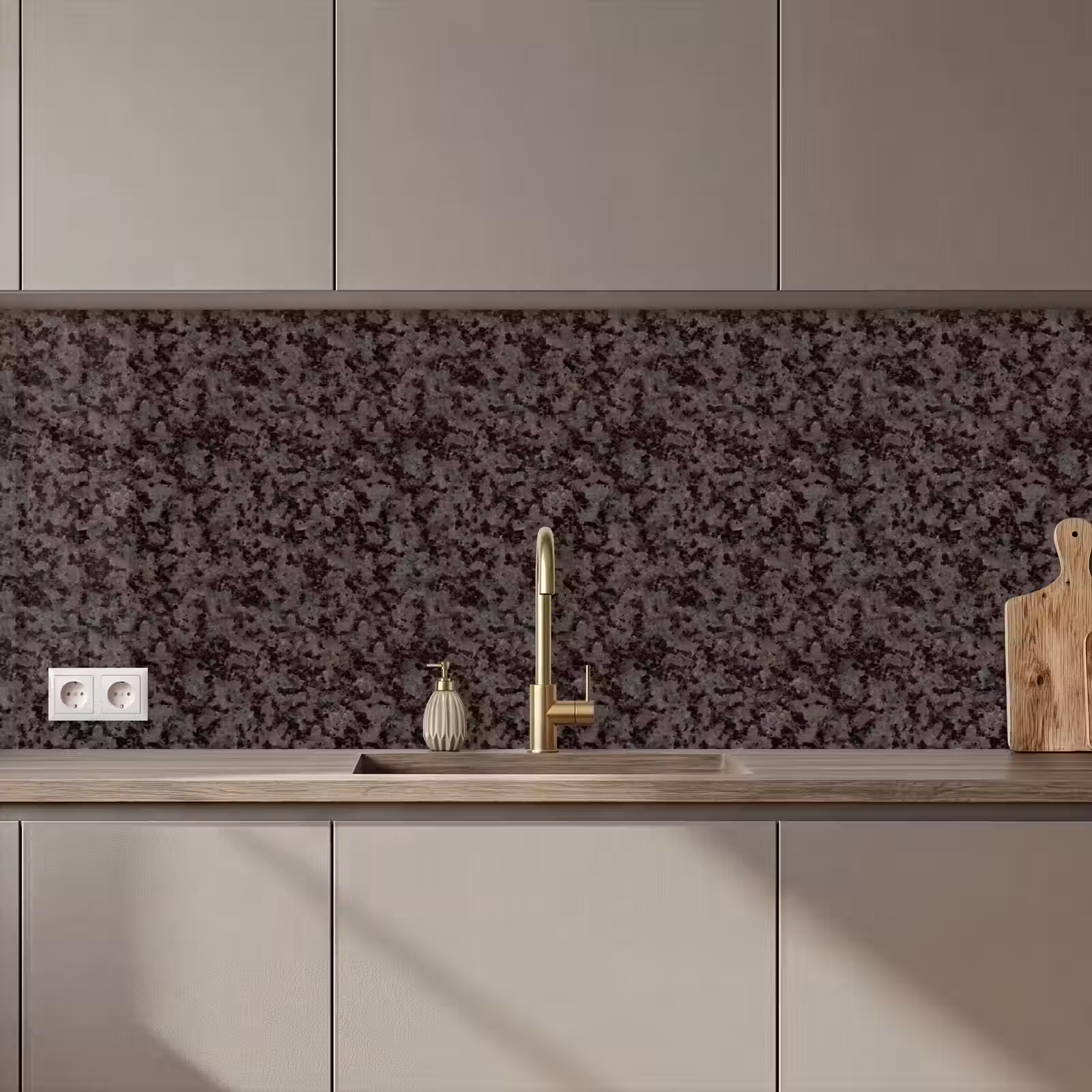 Kitchen splashback - Dark - Gray - Pattern — 1