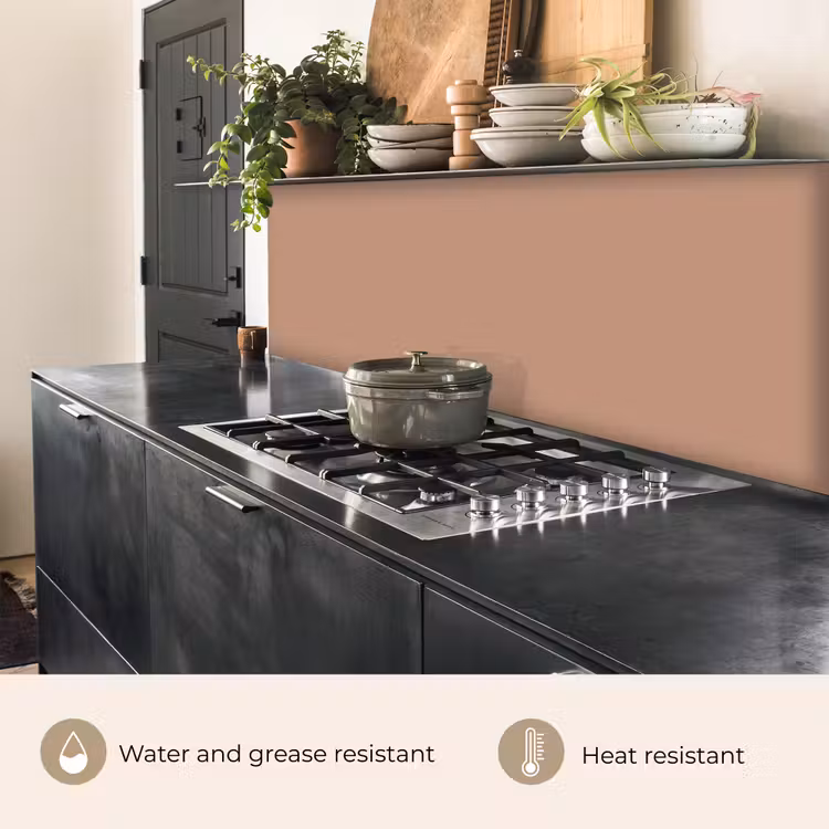 Kitchen splashback - Beige - Color - Pink — 5