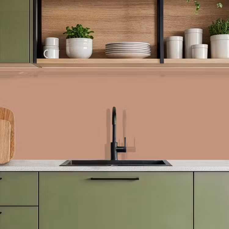Kitchen splashback - Beige - Color - Pink — 8