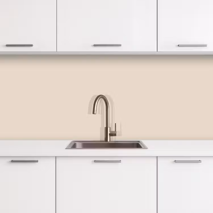 Kitchen splashback - Beige - Solid color — 4