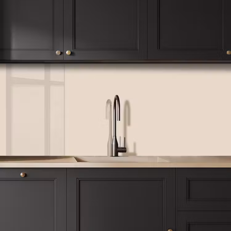 Kitchen splashback - Beige - Solid color — 6