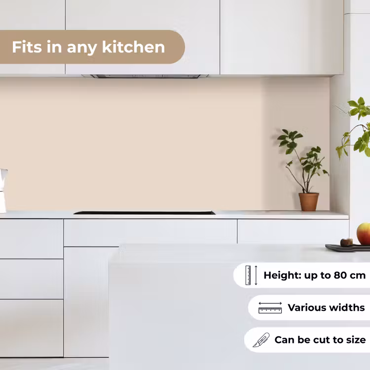 Kitchen splashback - Beige - Solid color — 7