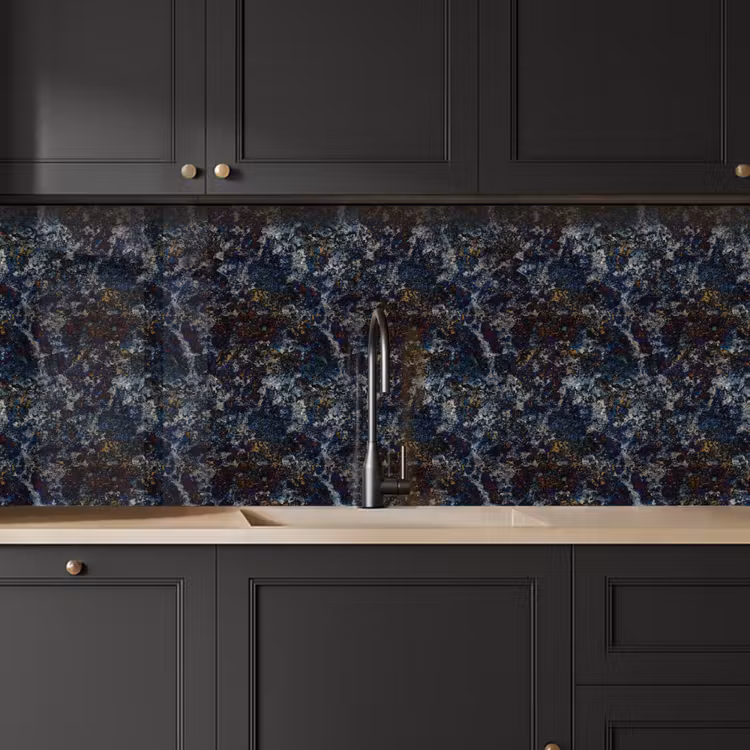 Kitchen splashback - Blue - Granite - Dark — 6