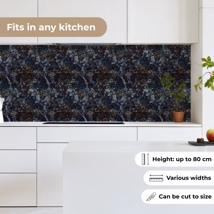 Kitchen splashback - Blue - Granite - Dark — 7