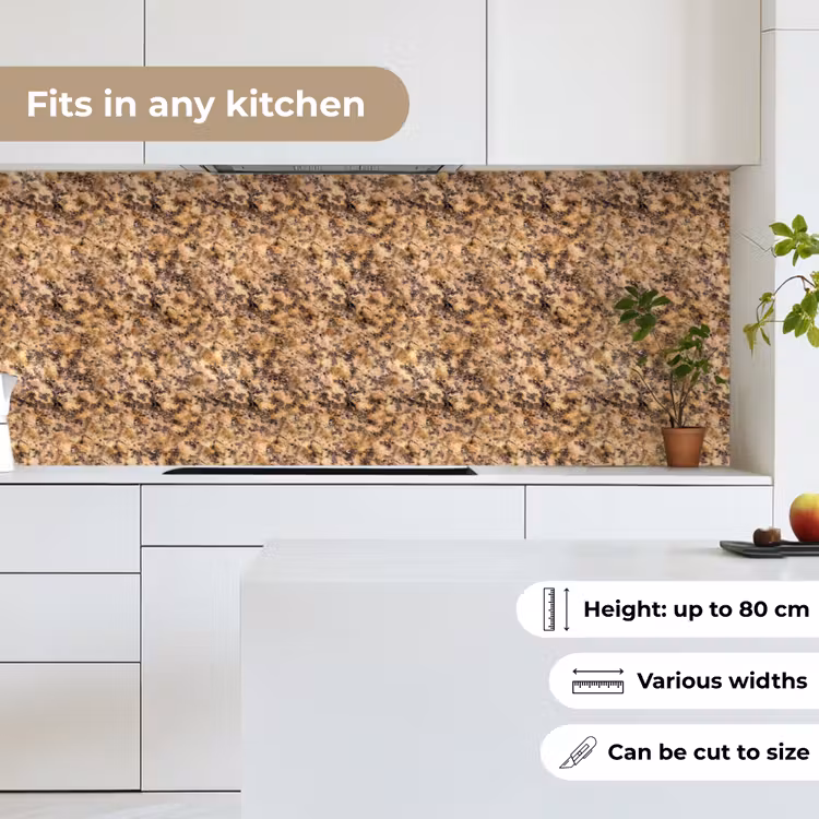 Kitchen splashback - Brown - Pink - Granite — 7