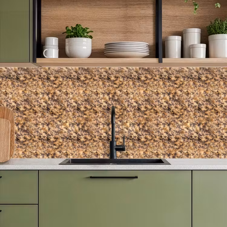 Kitchen splashback - Brown - Pink - Granite — 8