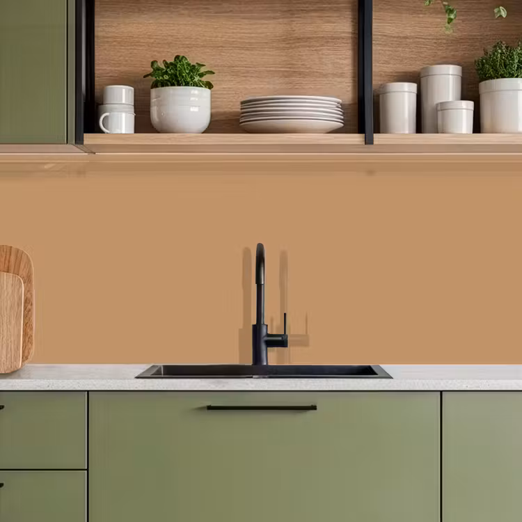 Kitchen splashback - Brown - Solid print — 8