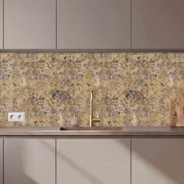 Kitchen splashback - Brown - White - Stains - Granite — 1