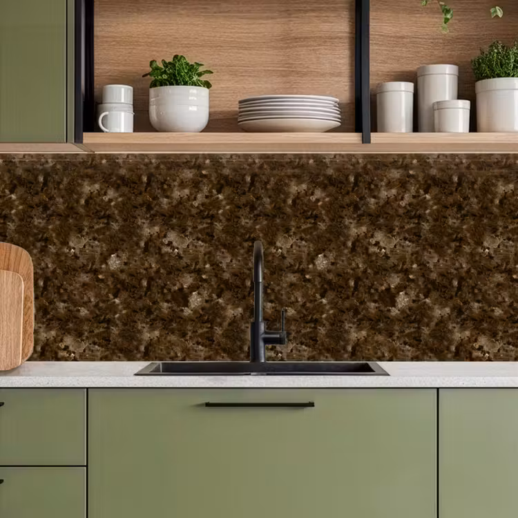 Kitchen splashback - Dark - Granite - Brown — 8