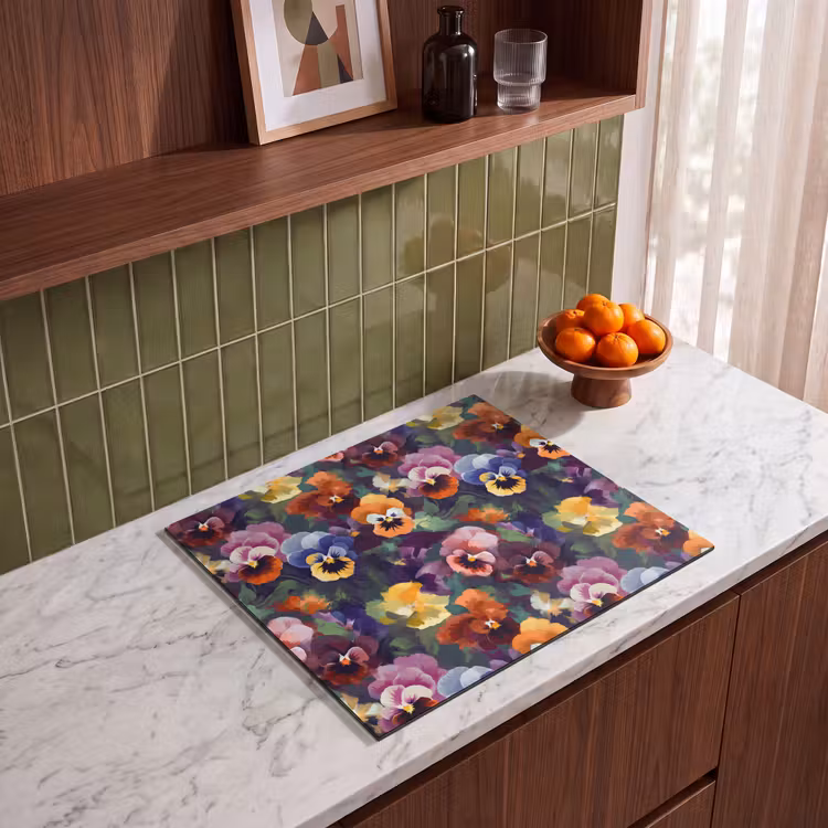 Induction hob protector - Violets - Colors - Petals — 4