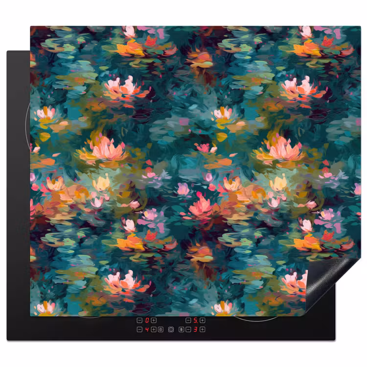 Induction hob protector - Water lilies - Pond - Water — 1