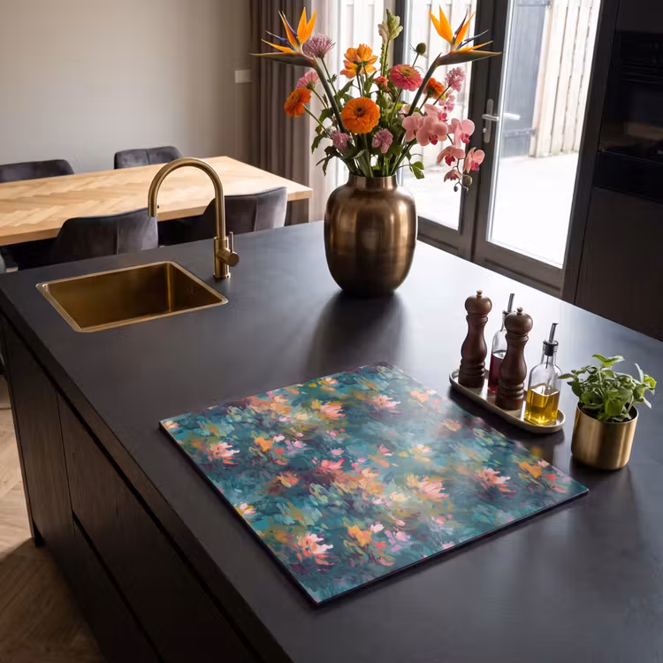 Induction hob protector - Water lilies - Pond - Water — 2