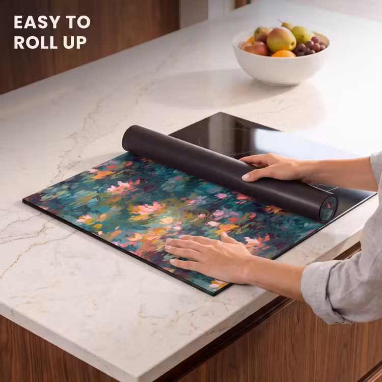 Induction hob protector - Water lilies - Pond - Water — 6