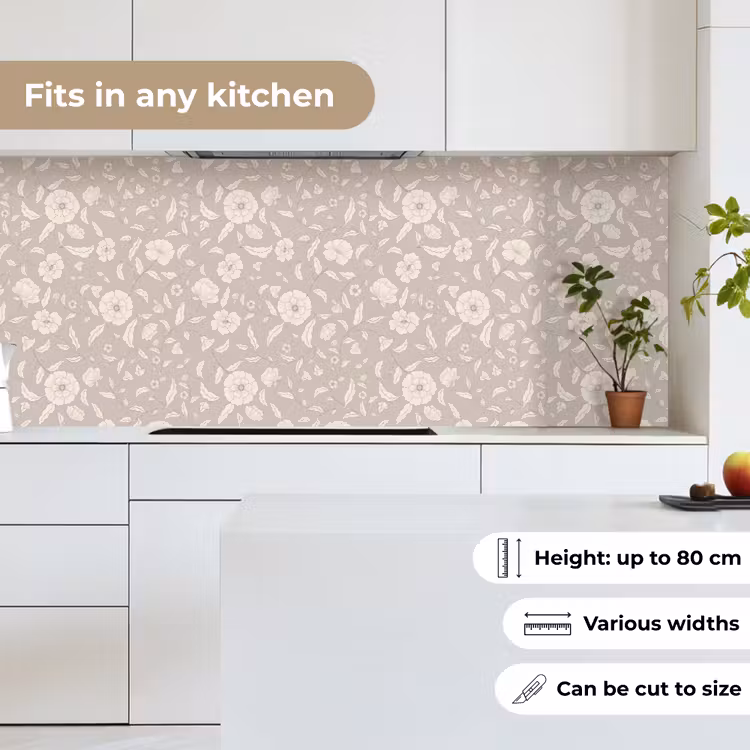 Kitchen splashback - Flowers - Petals - Pattern — 7