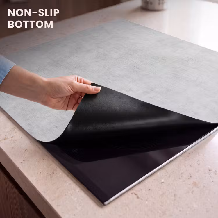 Induction hob protector - Concrete - Grey - Industrial - Pattern — 5