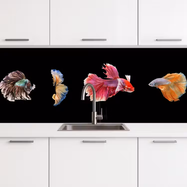 Kitchen splashback - Fish - Colorful - Animals — 4