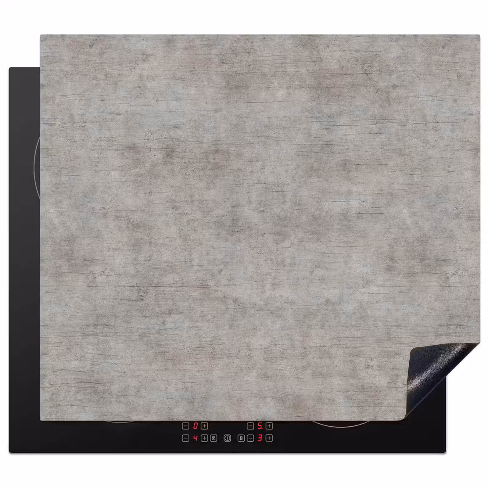 Induction hob protector - Concrete - Old - Gray - Patterns — 1