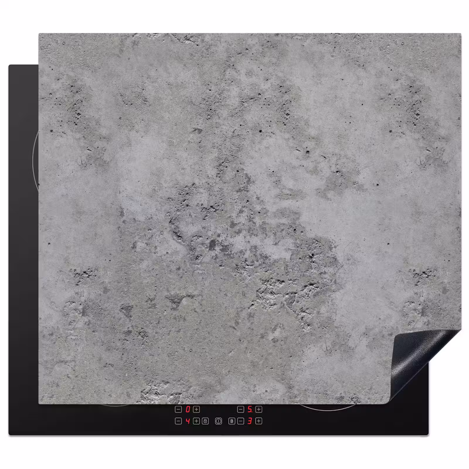 Induction hob protector - Pattern - Gray - Old - Concrete — 1