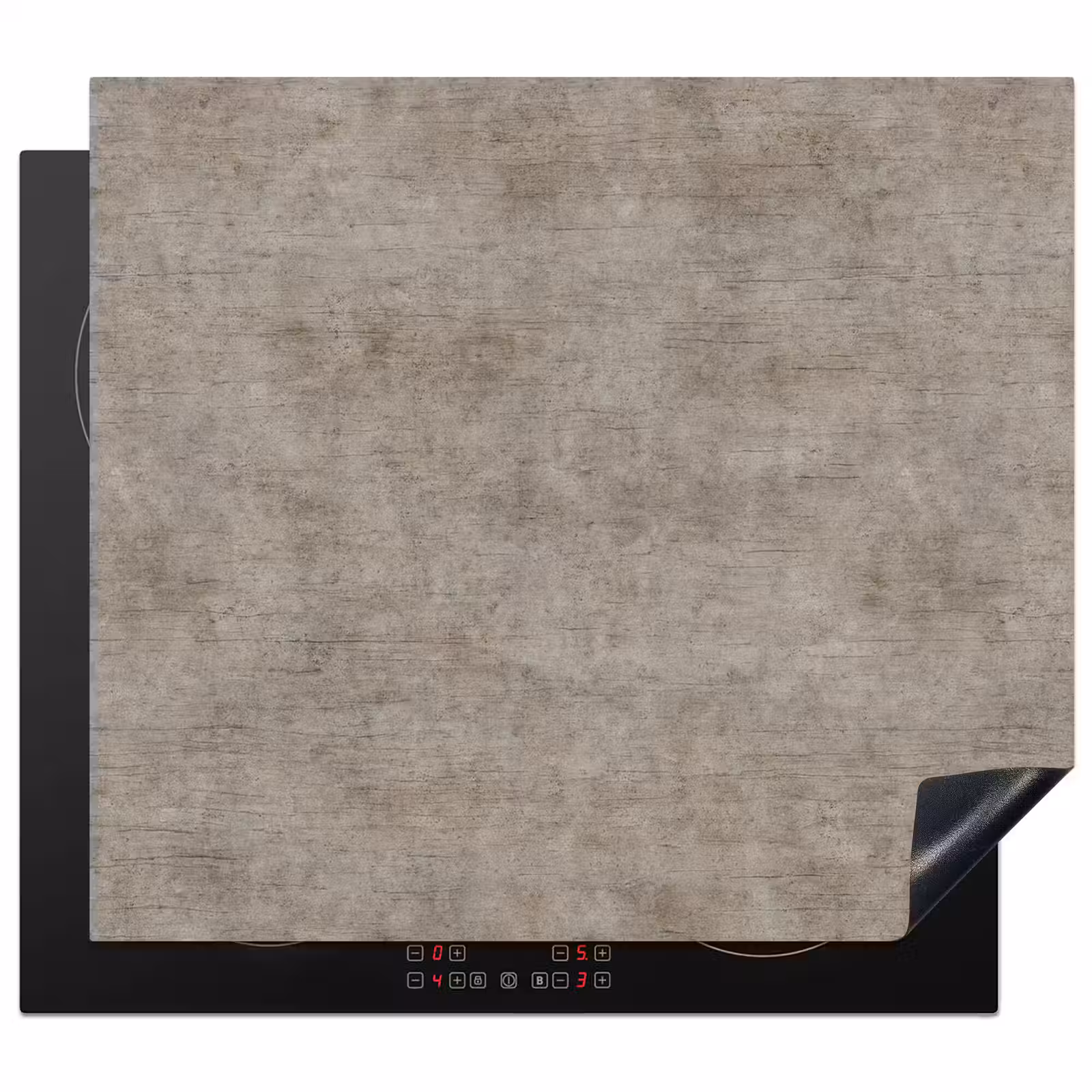 Induction hob protector - Retro - Concrete - Pattern — 1