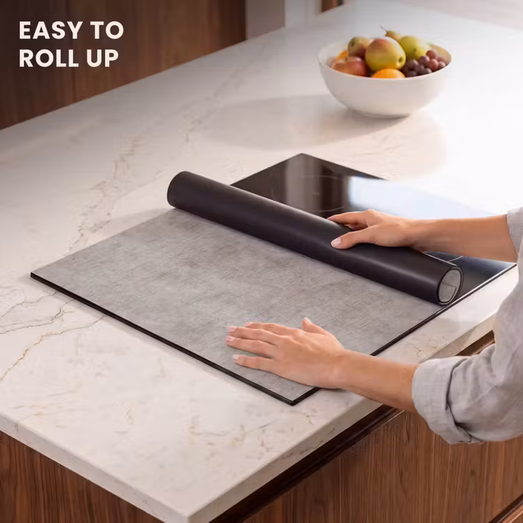 Induction hob protector - Concrete - Old - Gray - Patterns — 6