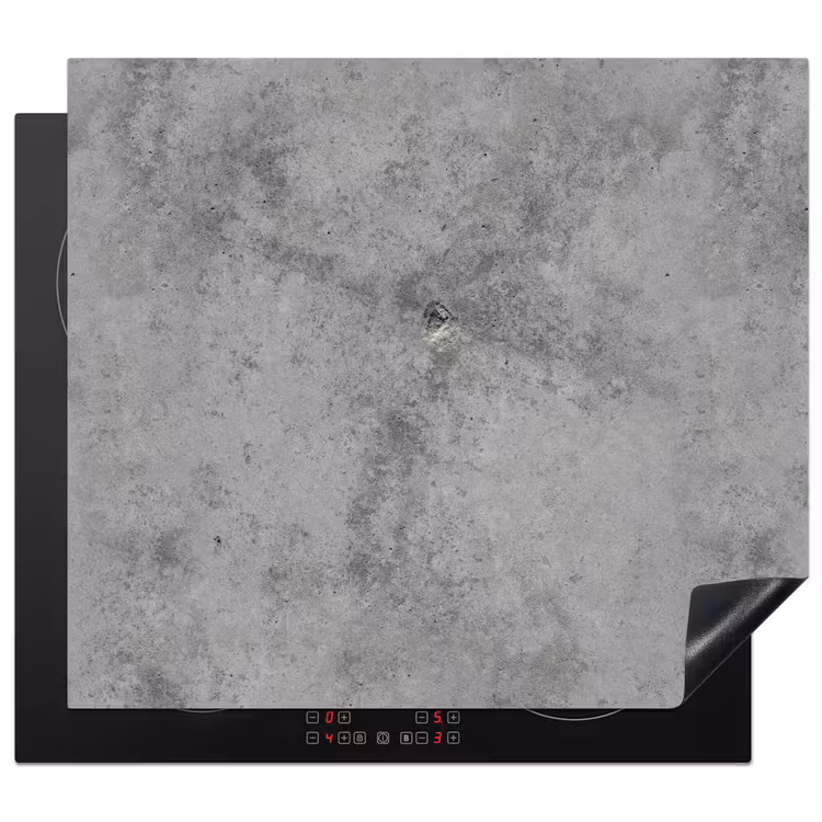 Induction hob protector - Concrete - Gray - Patterns — 1