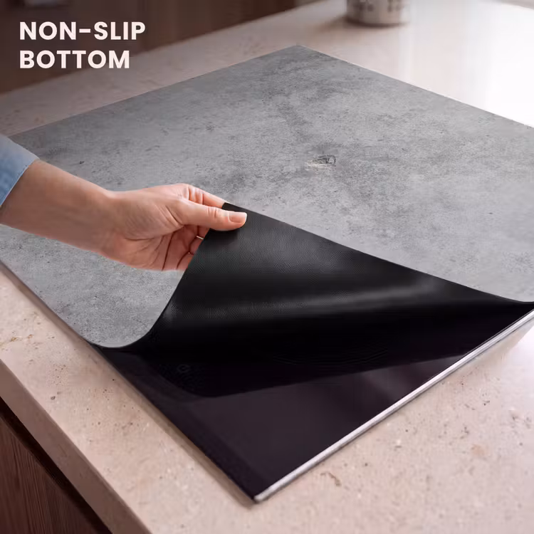 Induction hob protector - Concrete - Gray - Patterns — 5
