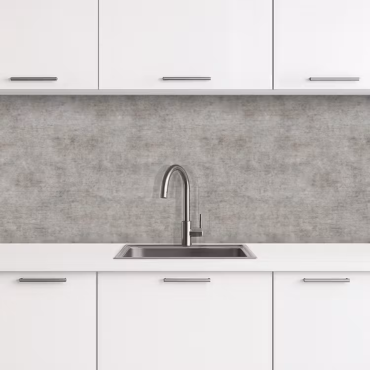 Kitchen splashback - Concrete - Old - Gray - Patterns — 4