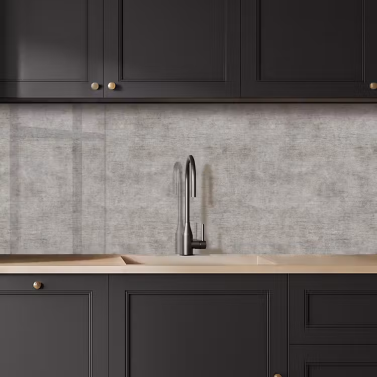Kitchen splashback - Concrete - Old - Gray - Patterns — 6