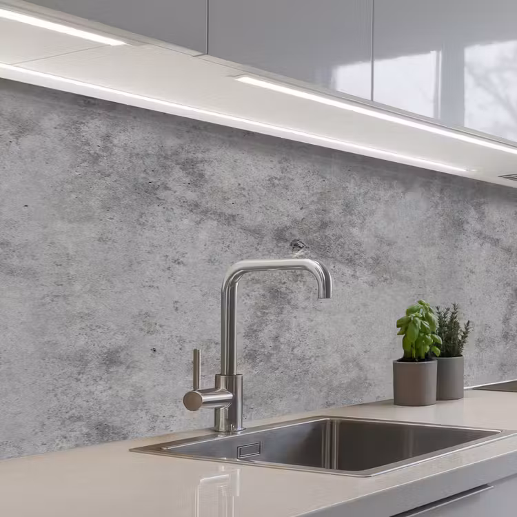 Kitchen splashback - Concrete - Gray - Patterns — 2