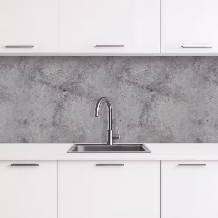 Kitchen splashback - Concrete - Gray - Patterns — 4
