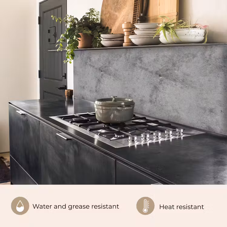 Kitchen splashback - Concrete - Gray - Patterns — 5