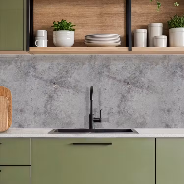 Kitchen splashback - Concrete - Gray - Patterns — 8