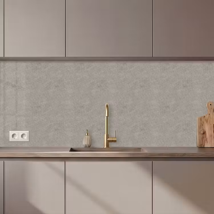 Kitchen splashback - Concrete - Gray - Patterns - Industrial — 1