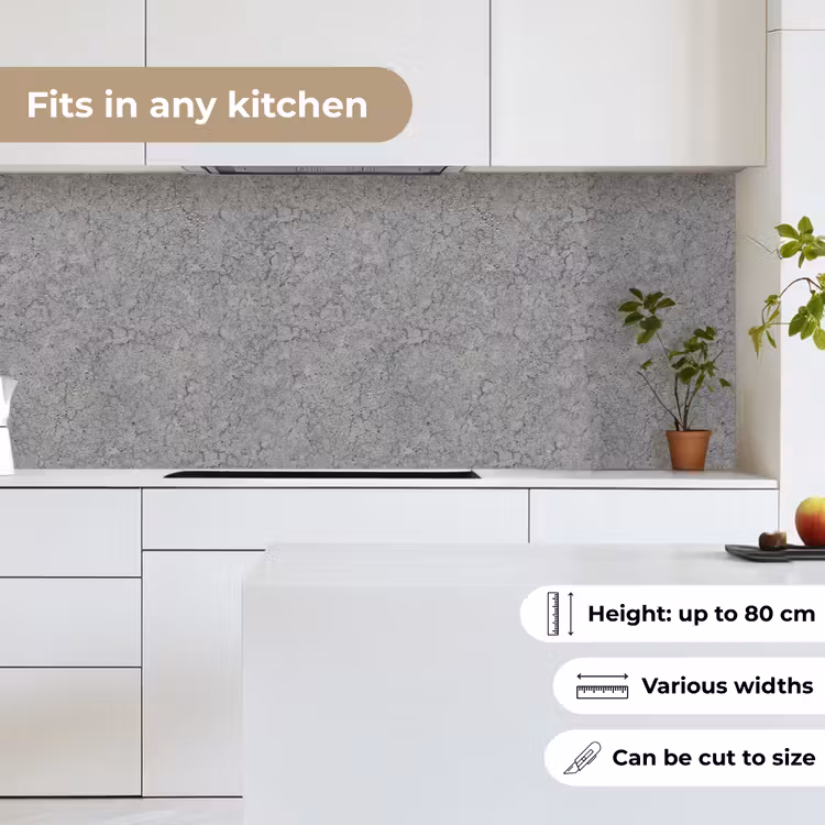 Kitchen splashback - Concrete - Wall - Patterns - Industrial — 7