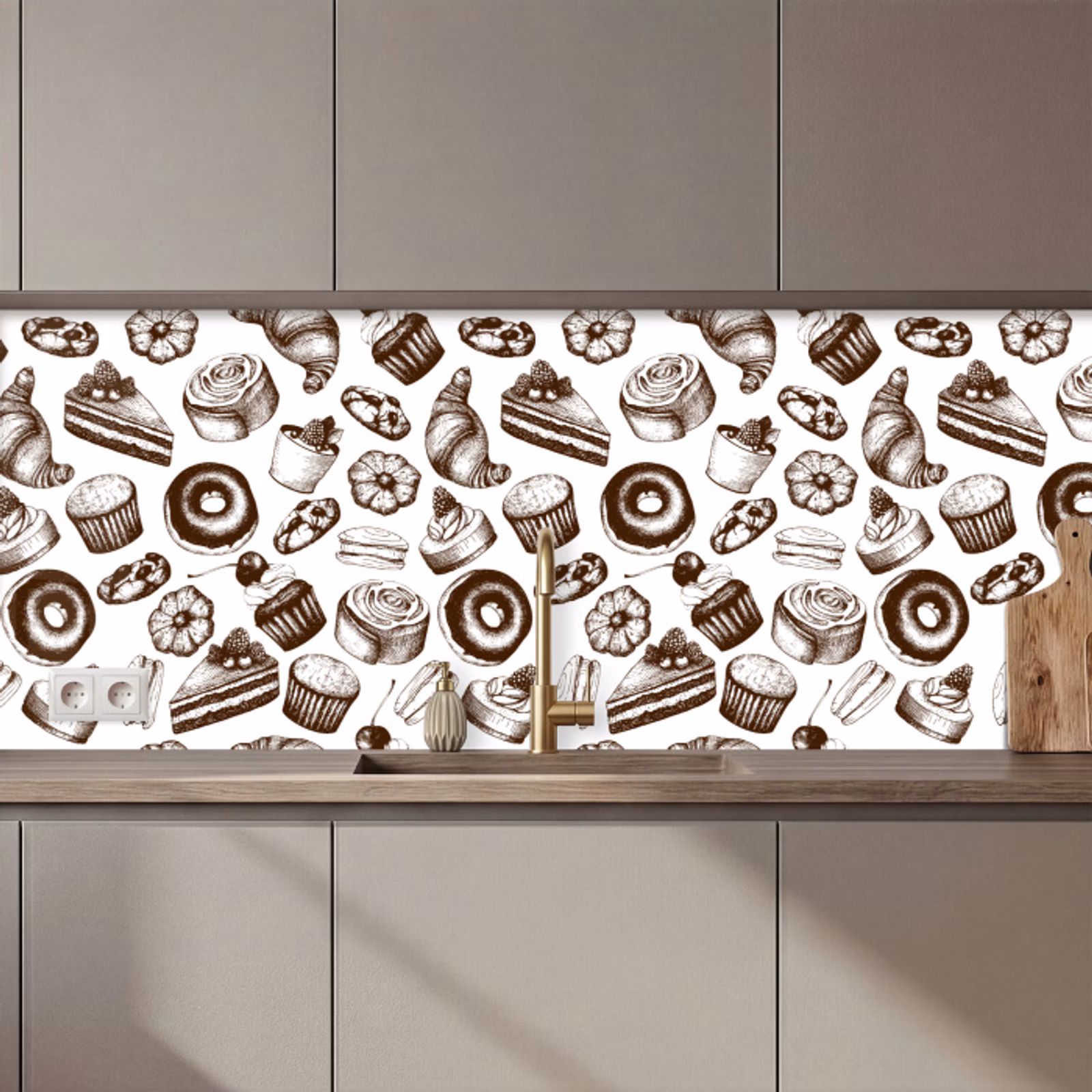 Kitchen splashback - Bread - Patisserie - Vintage - Design — 1