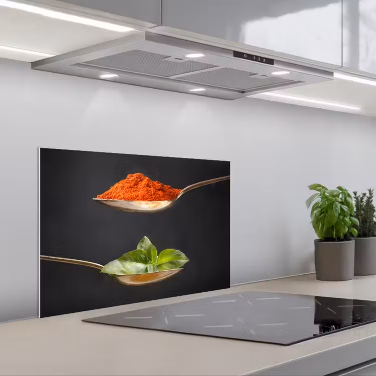 Kitchen splashback for hob - Balance of Taste and Fragrance — 1