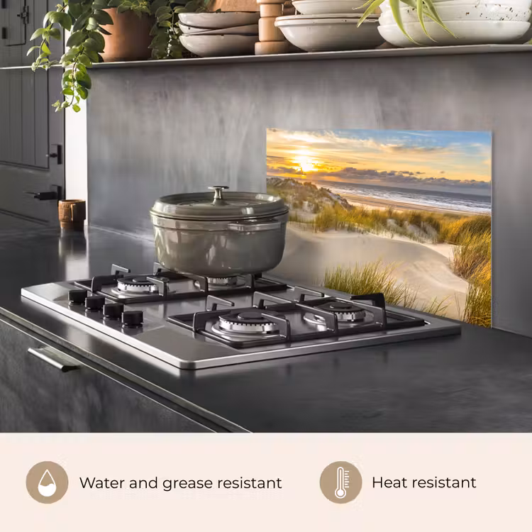 Kitchen splashback for hob - Beaming over the Dune Landscape — 2