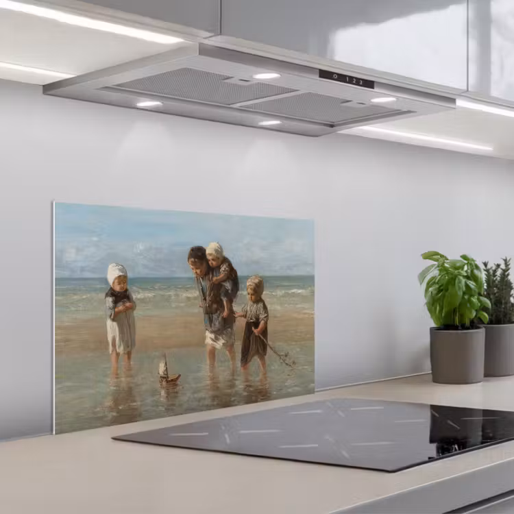 Kitchen splashback for hob - Children of the Sea — 1