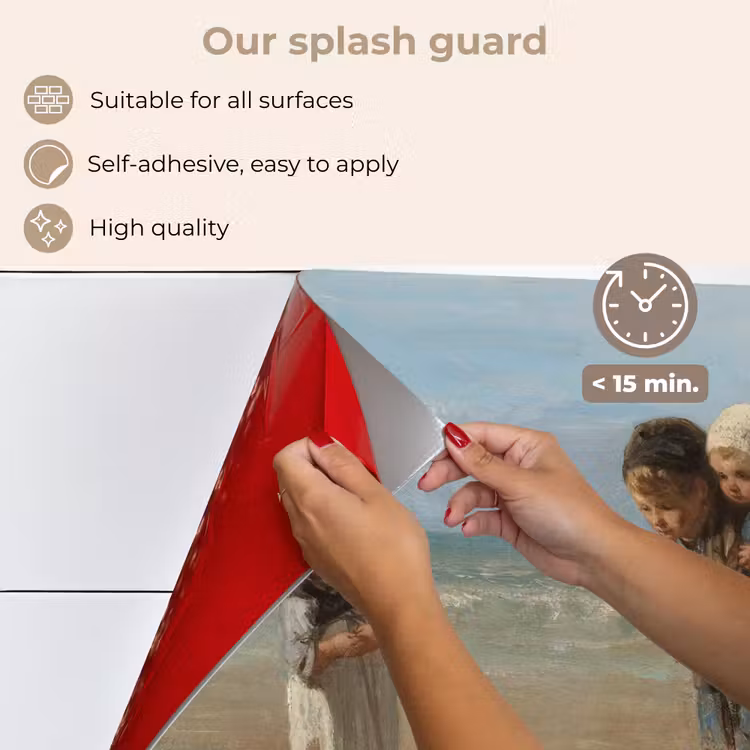 Kitchen splashback for hob - Children of the Sea — 4