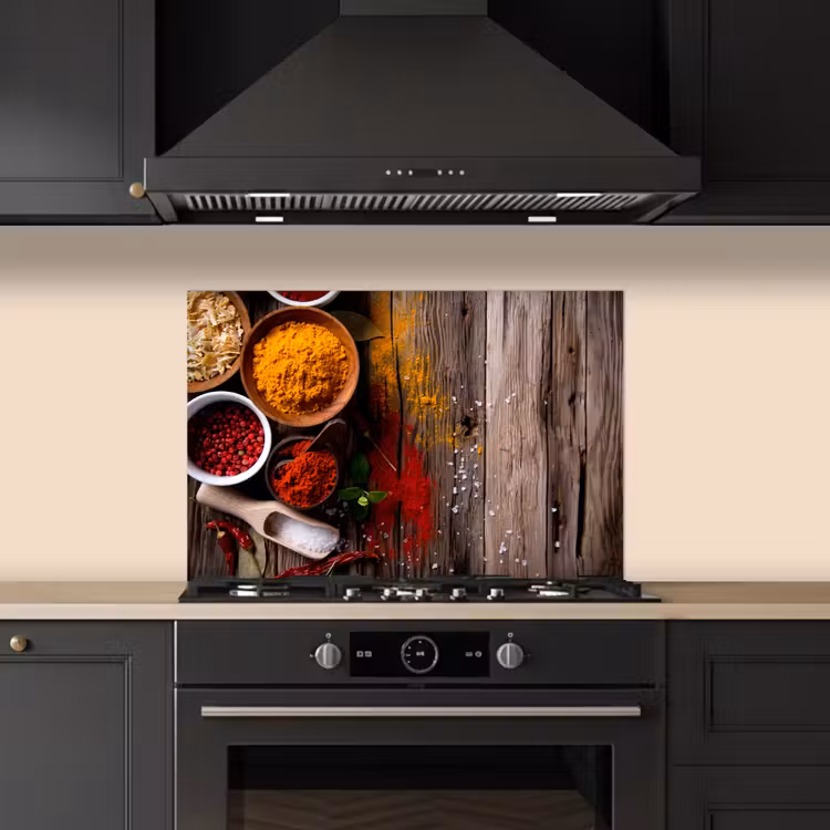 Kitchen splashback for hob - Color palette of Nature — 5