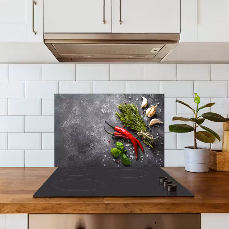Kitchen splashback for hob - Contrast in Taste and Texture — 3