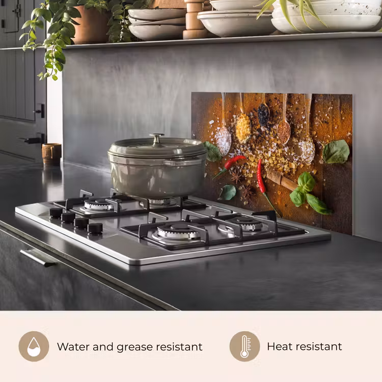 Kitchen splashback for hob - Flavor Contrasts and Textures — 2