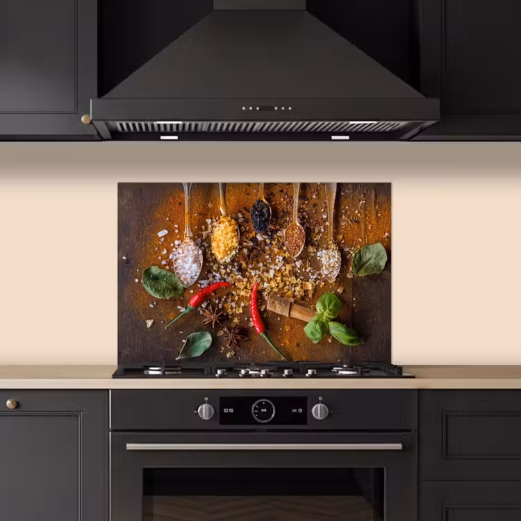 Kitchen splashback for hob - Flavor Contrasts and Textures — 5