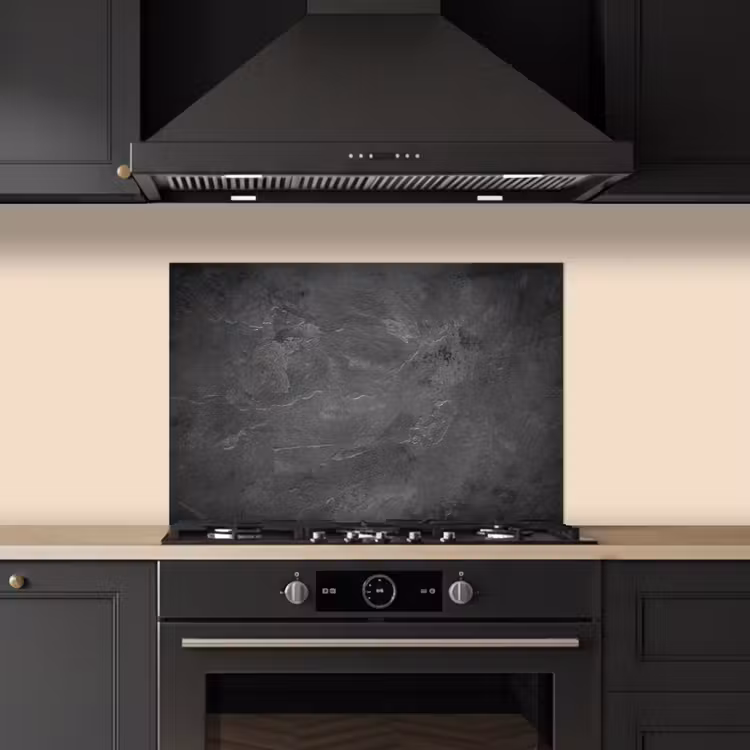 Kitchen splashback for hob - Dusky Concrete Landscape — 5